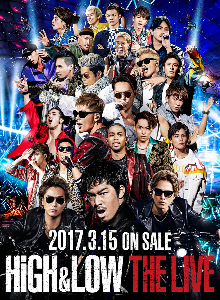 HiGH&LOW THE LIVE 2017.3.15 ON SALE